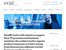 Tablet Screenshot of existbi.com